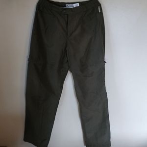 Olive hiking pants